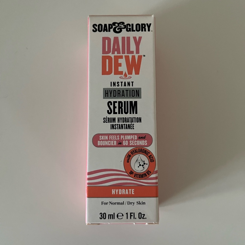 Soap & Glory Daily Dew Hydration Serum - Pink and White